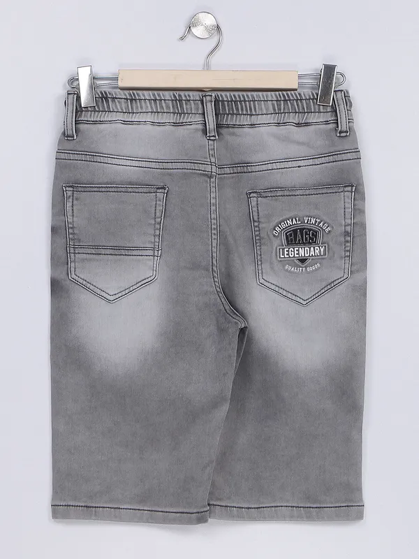 Short Rags RAGS grey washed denim shorts-G3-BSO0539