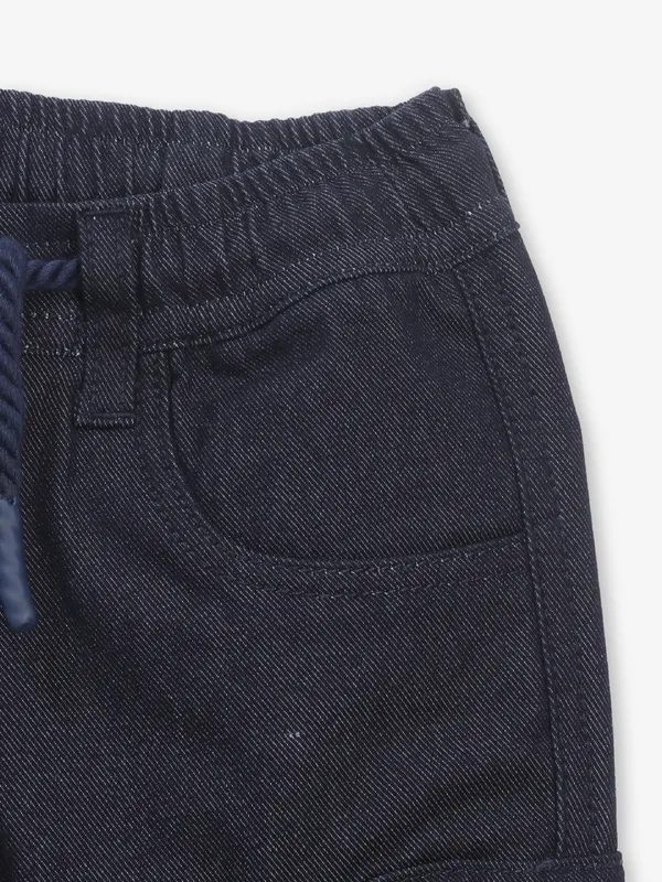 RAGS solid charcol grey cargo jeans