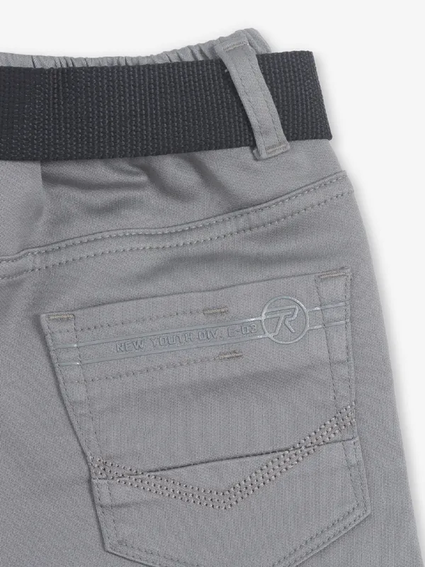 RAGS solid grey denim jeans for boys