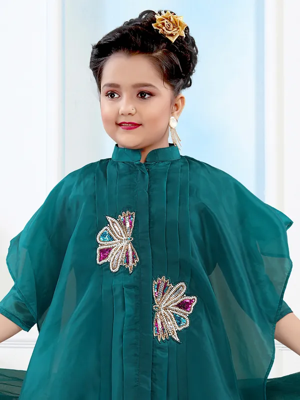 Rama blue georgette pakistani salwar suit