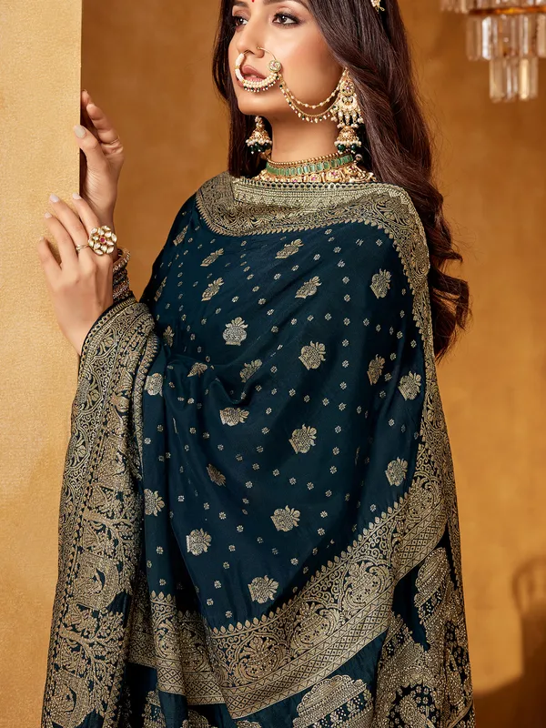 Rama blue majestic bhavana weave