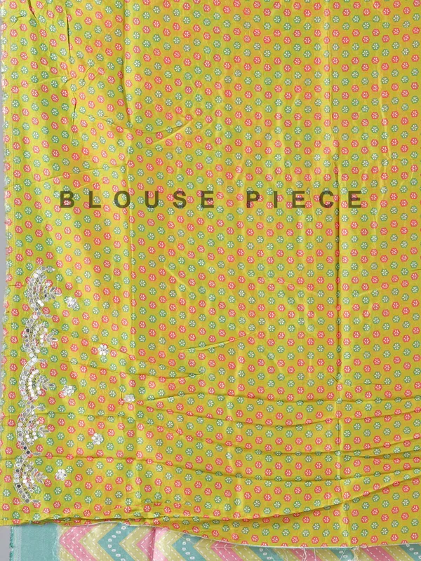 Rama green and olive crepe silk festive saree