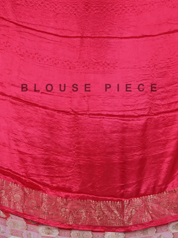 Rani modal silk festive wear saree