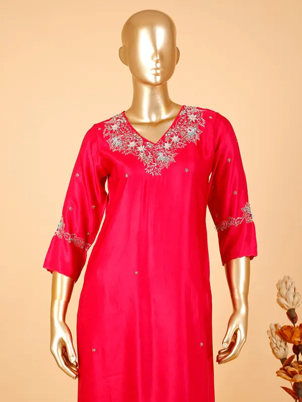 Rani silk kurti set