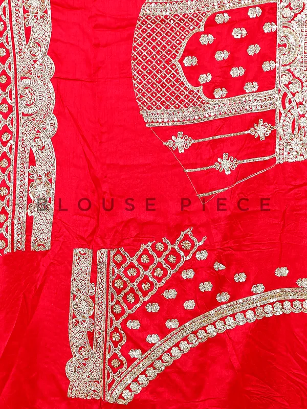 Red traditional lehenga choli for bridal