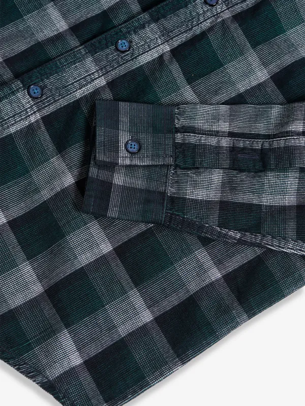 Relay black and green checks shirt