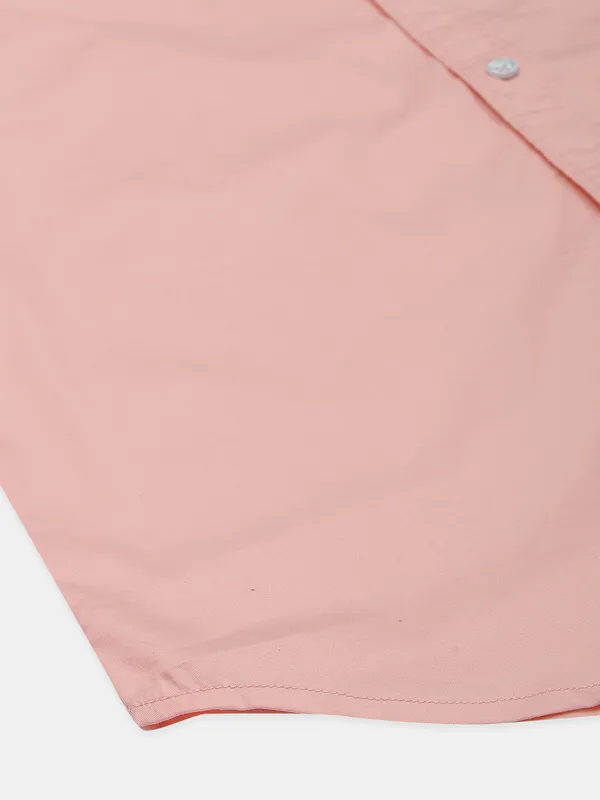 Relay pink shade shirt for men in cotton