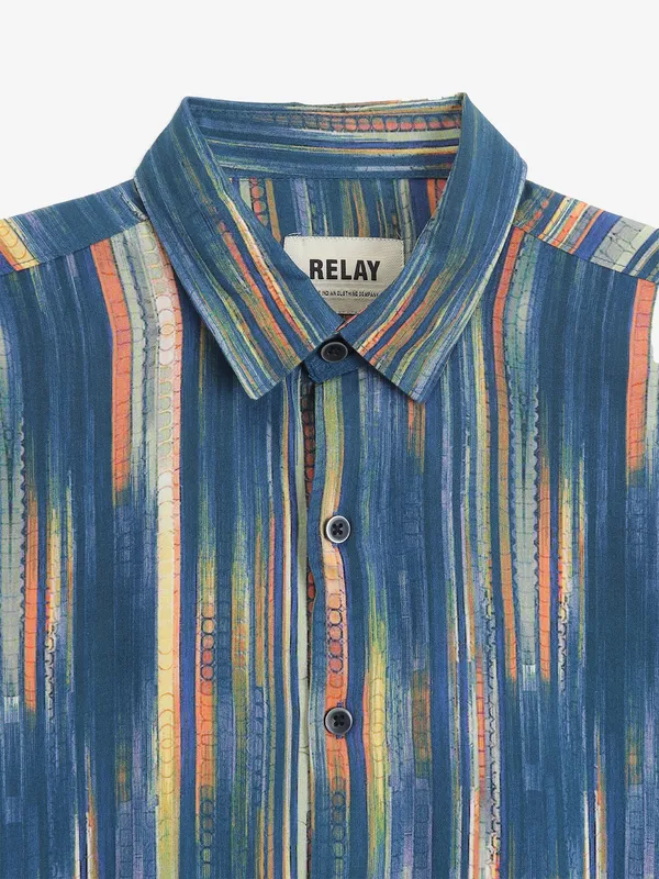 RELAY multi cotton printd shirt