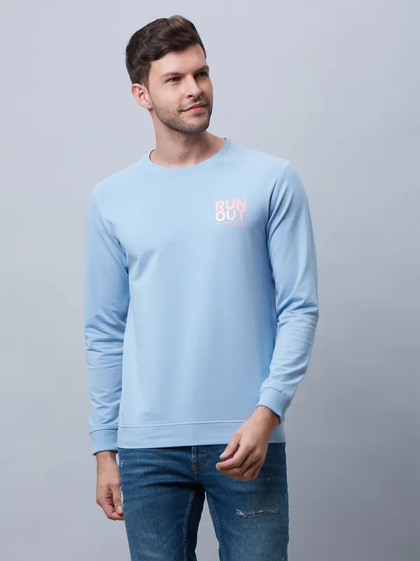 River Blue sky blue full sleeves t shirt