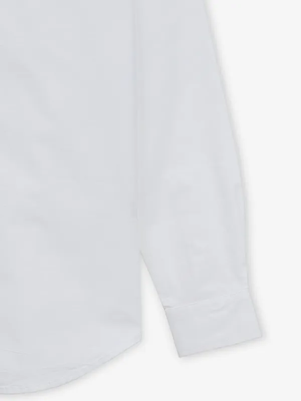RIVER BLUE white cotton shirt for men