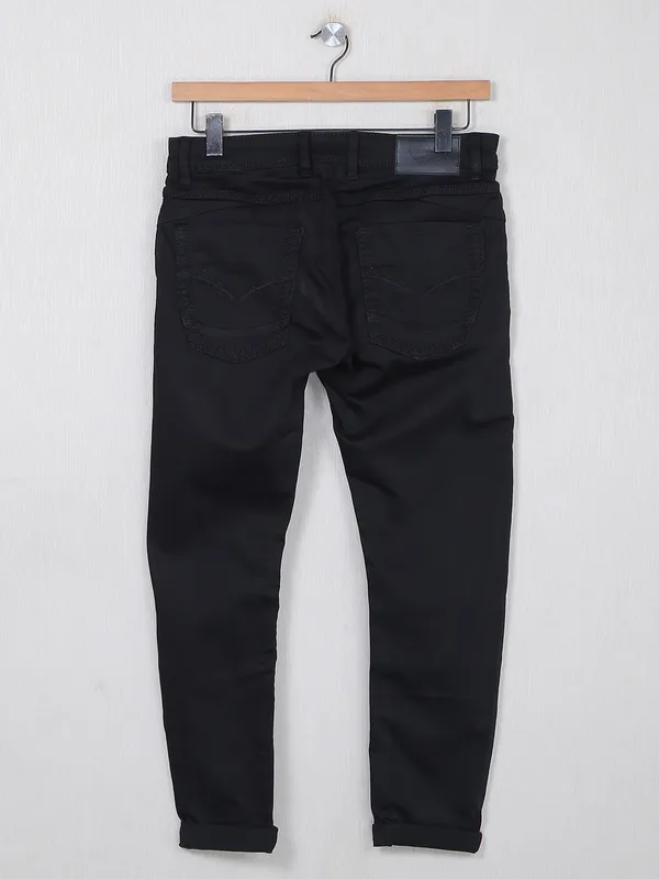 Rookies black denim jeans for men