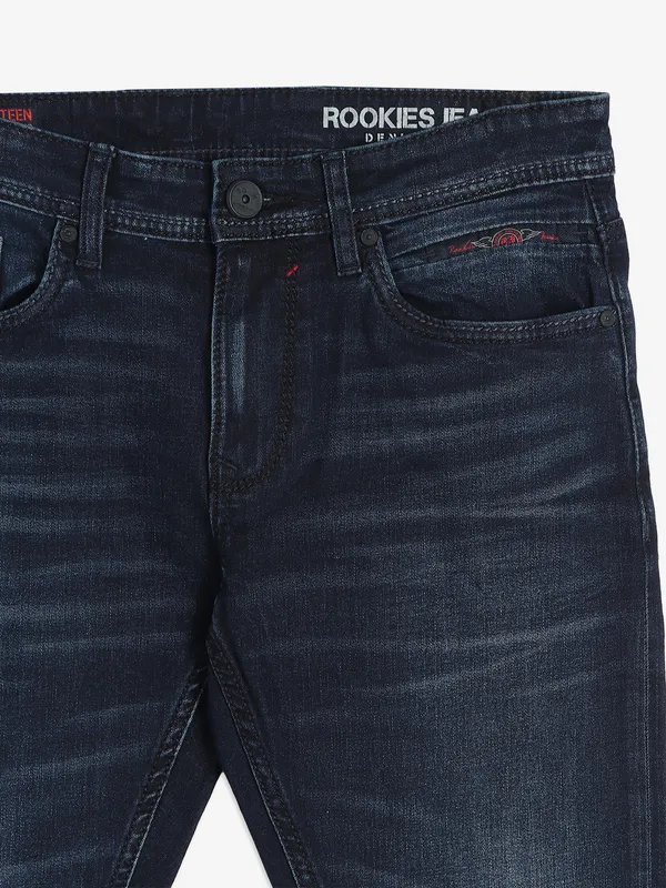 ROOKIES dark blue springsteen fit washed jeans