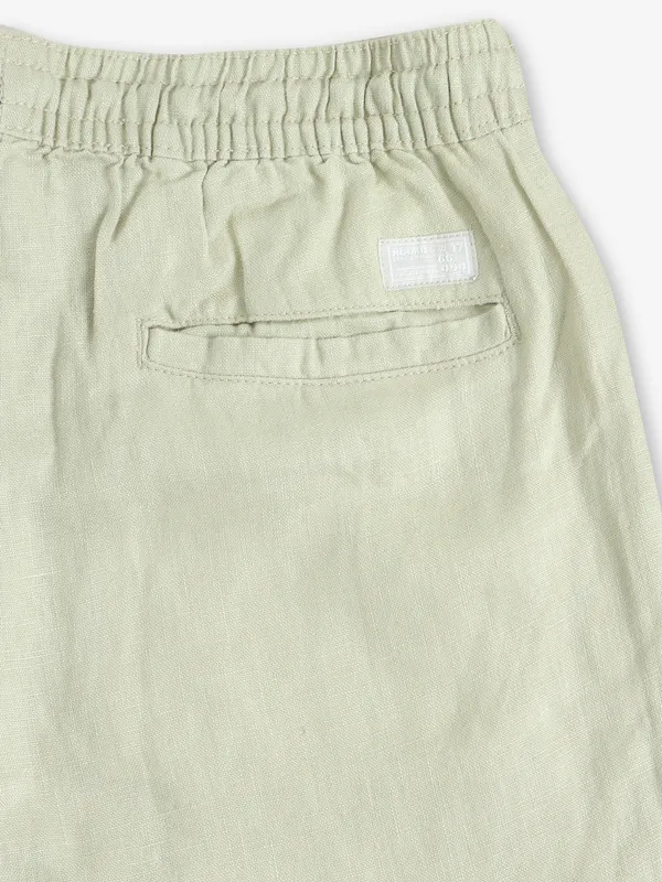 ROOKIES pista green solid track pant