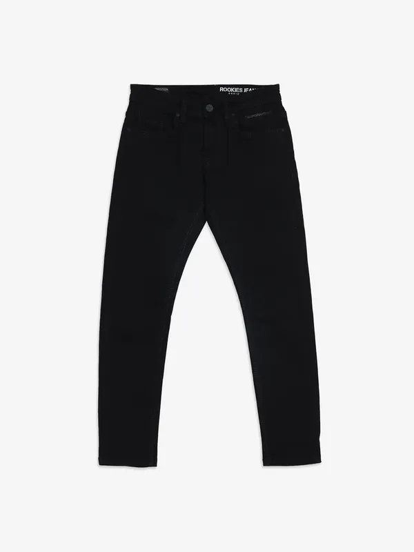 ROOKIES solid black springsteen fit jeans
