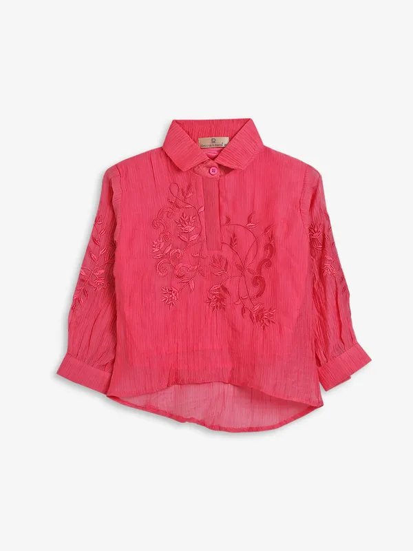Roxy pink cotton top