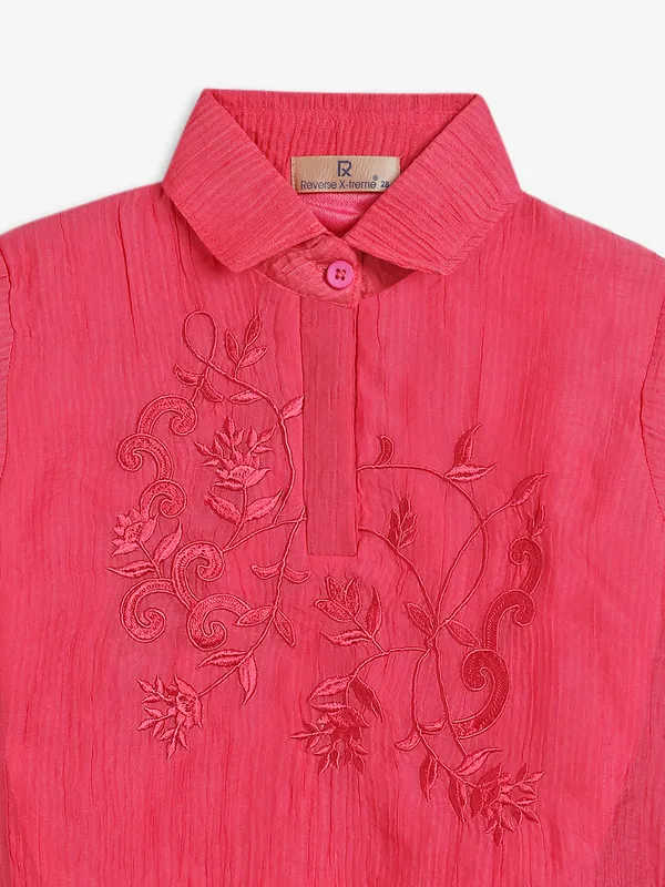 Roxy pink cotton top