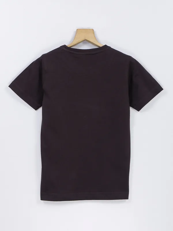 Ruff boys cotton t shirt in black