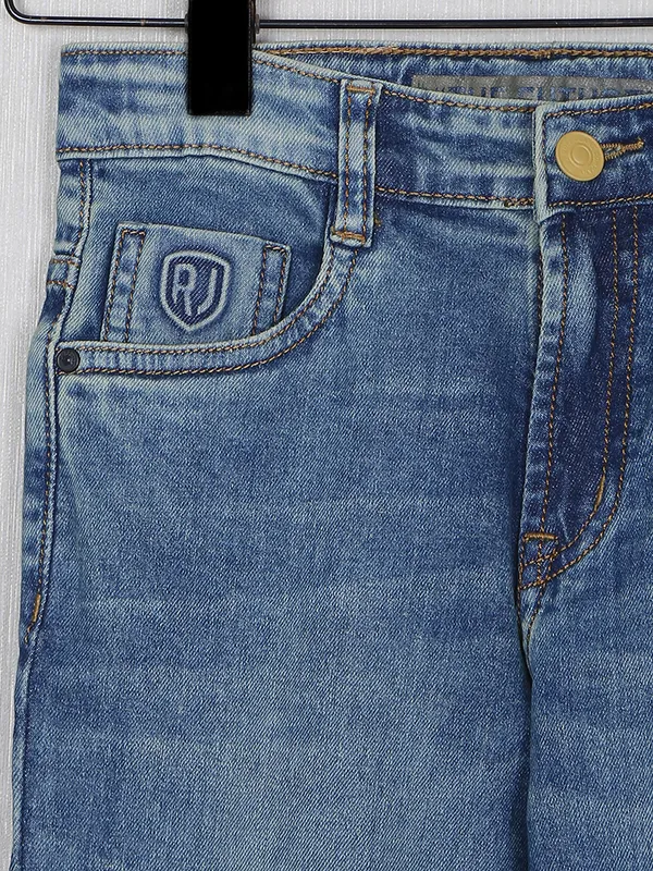 Ruff dark blue denim washed jeans