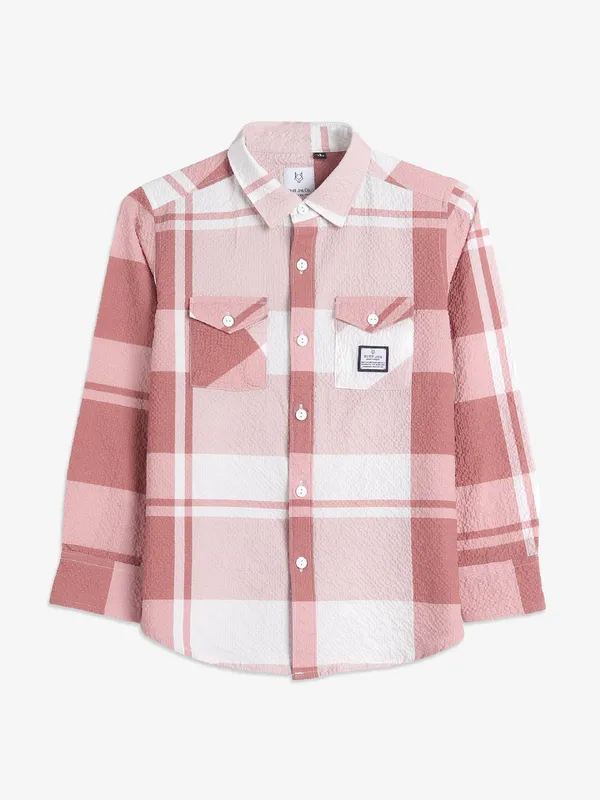 Ruff latest brown checks shirt