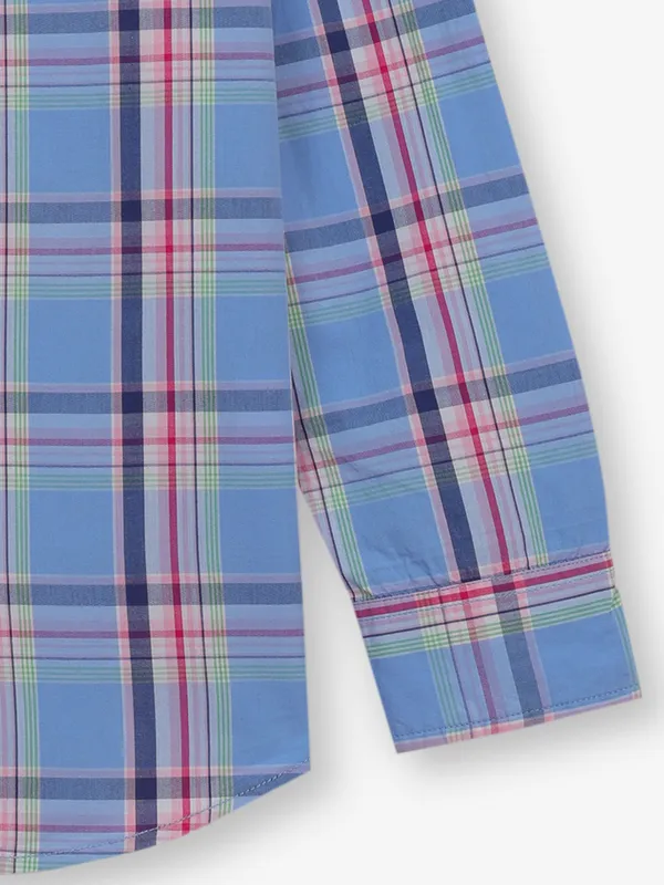 RUFF light blue checks shirt