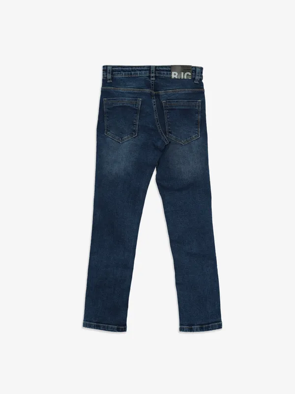 Ruff navy ripped jeans