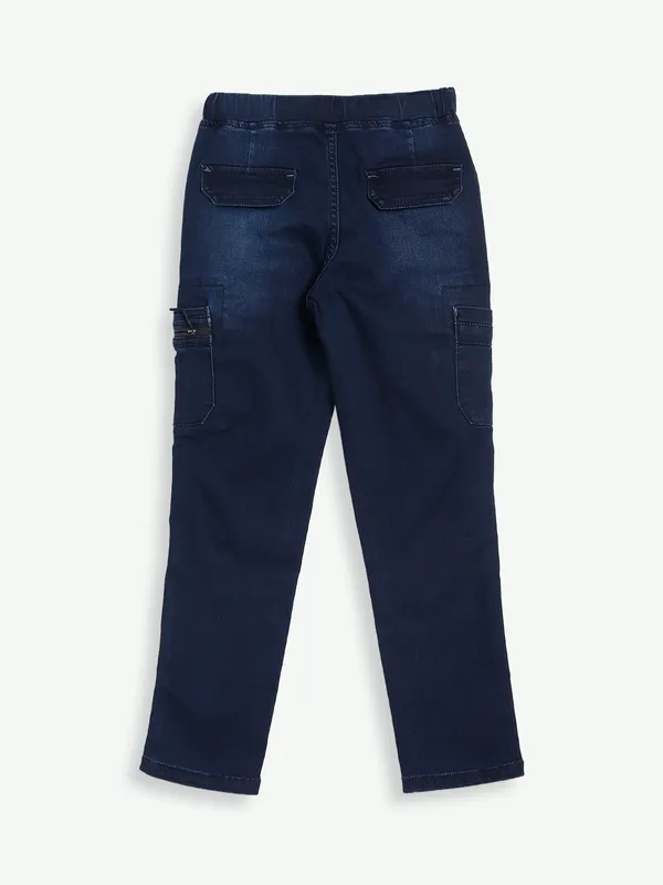 Ruff navy washed jeans
