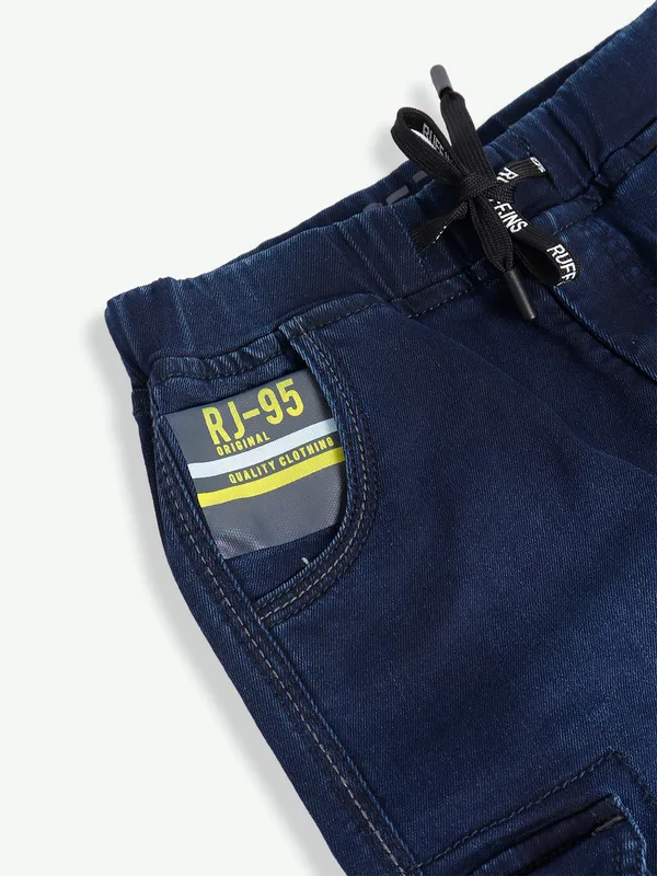 Ruff navy washed jeans