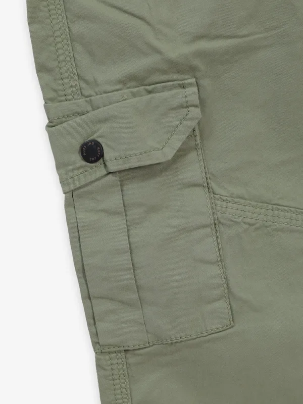RUFF pista green cotton cargo for boy