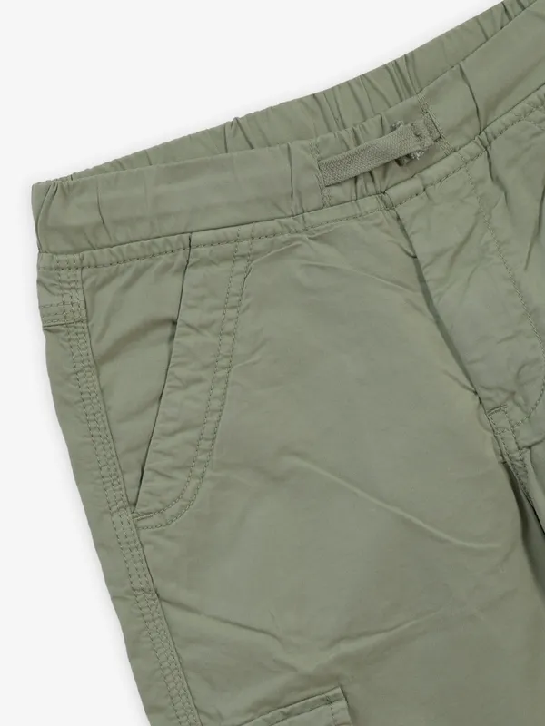 RUFF pista green cotton cargo for boy