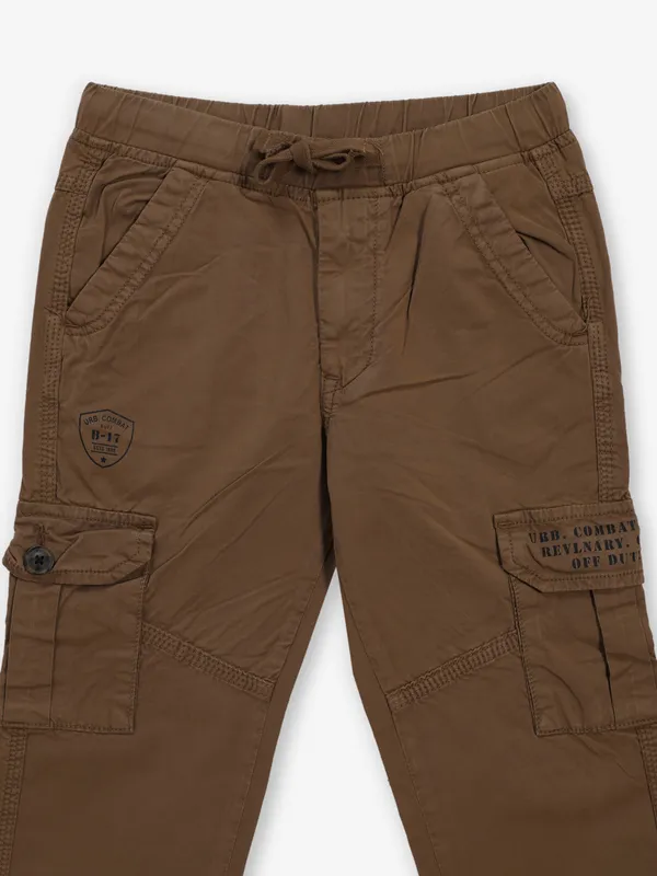 RUFF solid brown six pocket cargo