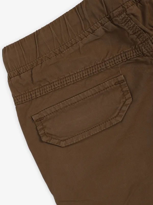 RUFF solid brown six pocket cargo