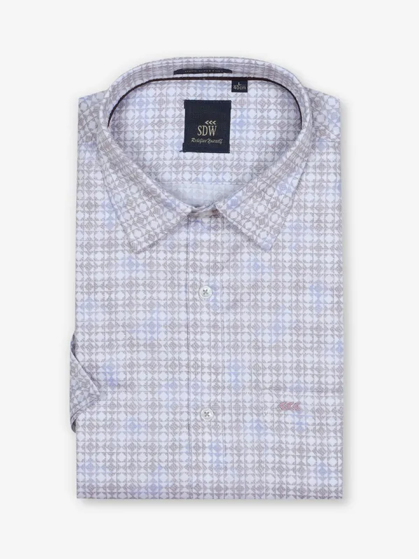 SDW printed multi cotton shirt