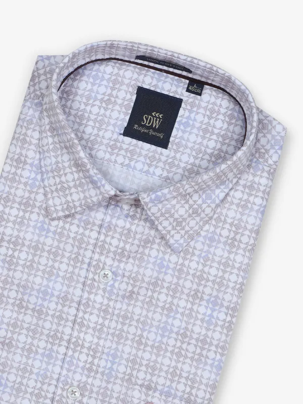 SDW printed multi cotton shirt