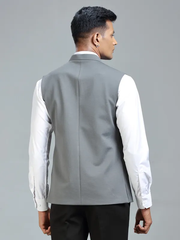 Sharp sophisticated stylish grey waistcoat for men