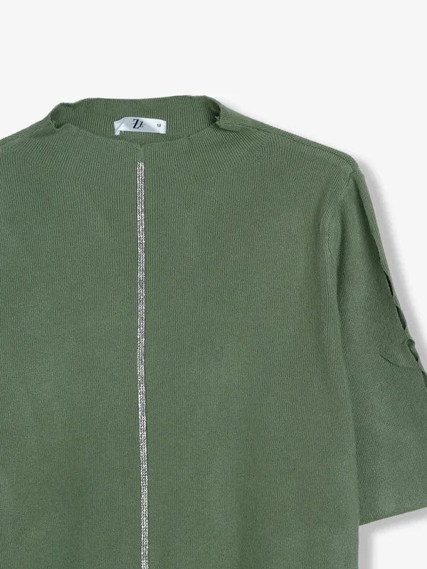 Sheczzar green knitted top