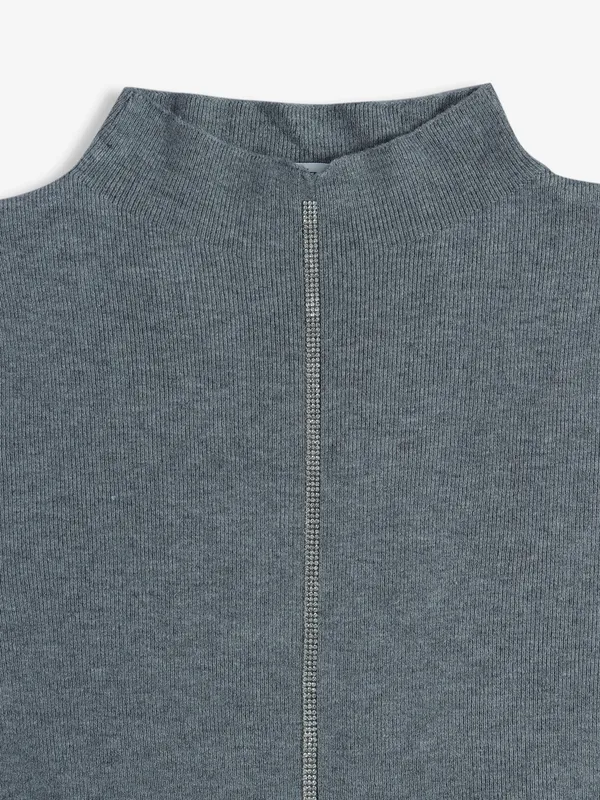 Sheczzar grey knitted top