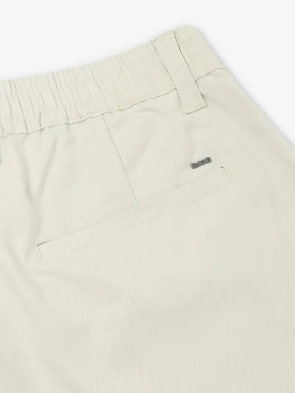 SHIELD beige cotton trouser for mens
