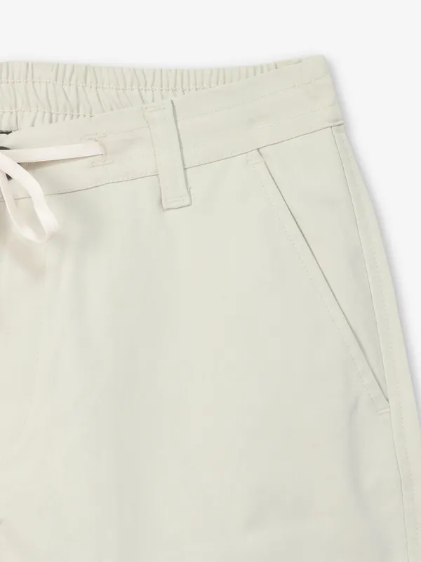 SHIELD beige cotton trouser for mens