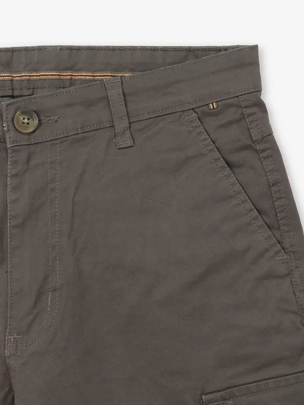 SHIELD brown cotton shorts