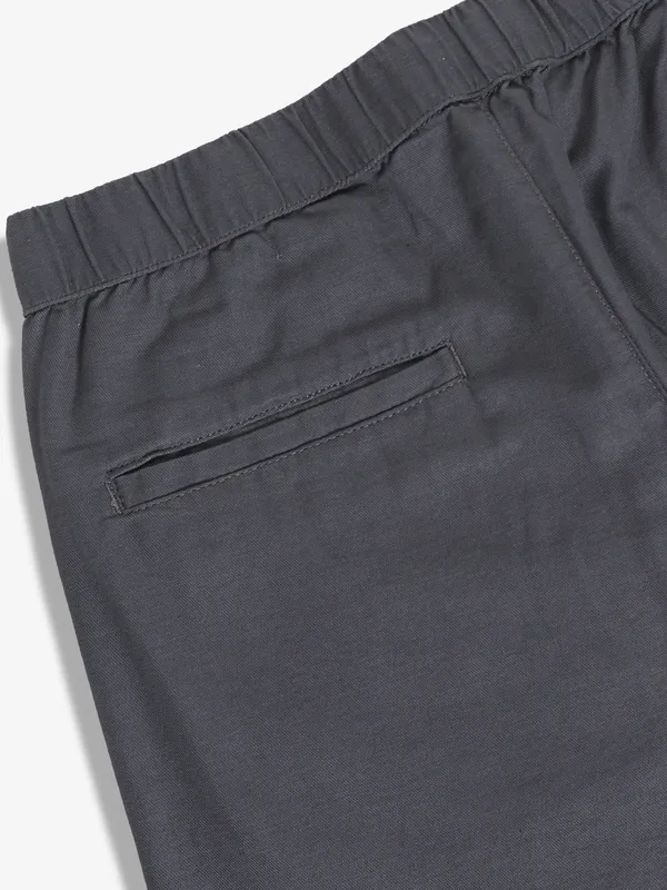 SHIELD solid dark grey shorts