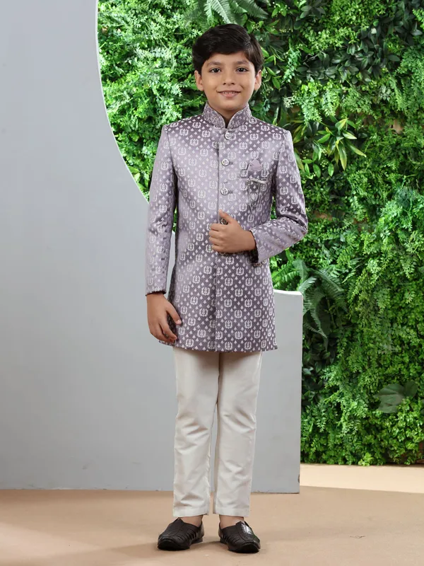Silk light purple indowetsern
