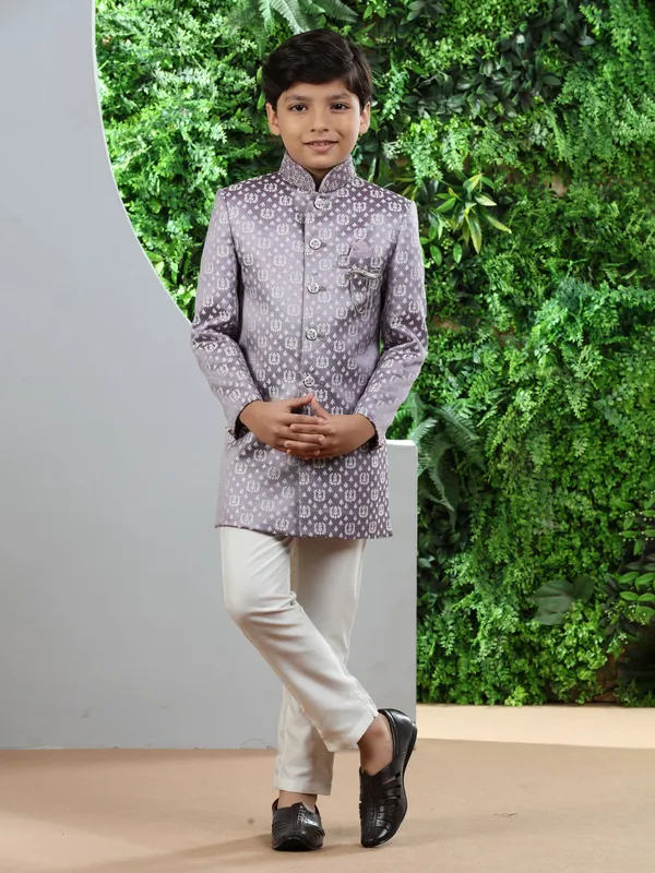 Silk light purple indowetsern