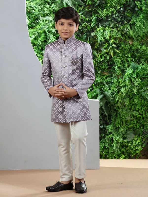 Silk light purple indowetsern