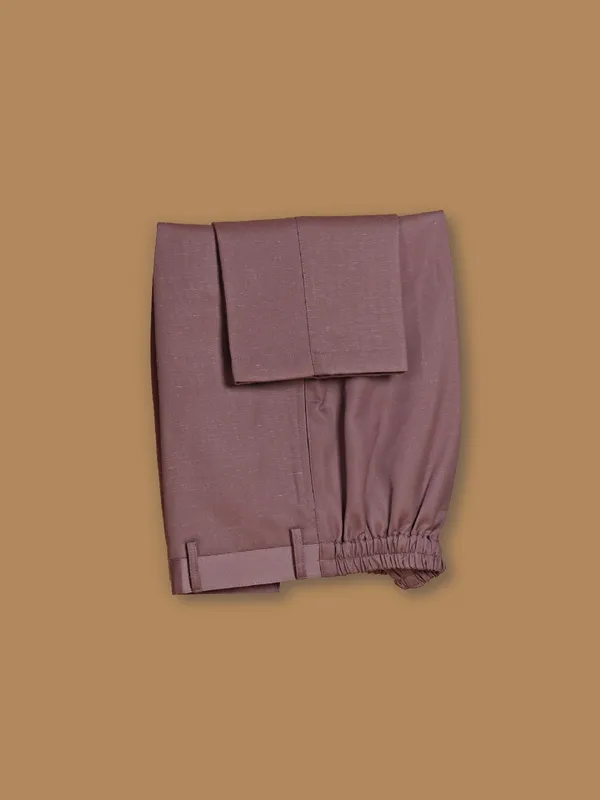 Silk wedding wear waistcoat set in Onion pink