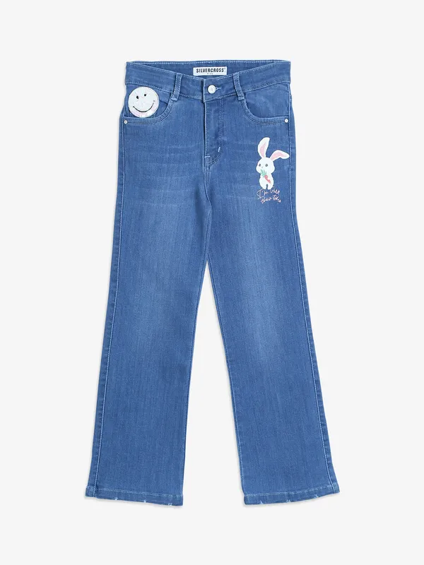 Silver Cross blue solid jeans