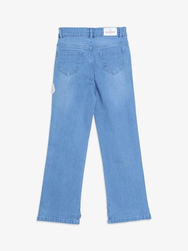 Silver Cross light blue ripped jeans