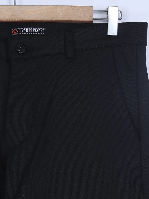 Sixth Element black cotton trouser