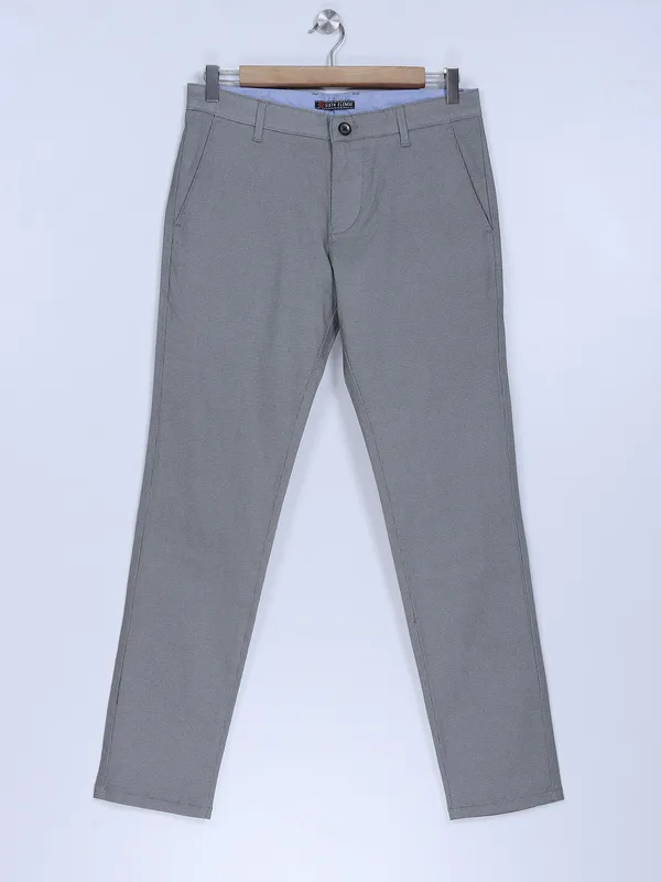 Sixth Element grey and black cotton trouser