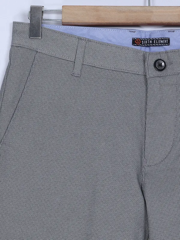 Sixth Element grey and black cotton trouser