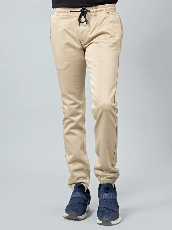 Sixth Element presents beige hue track pant